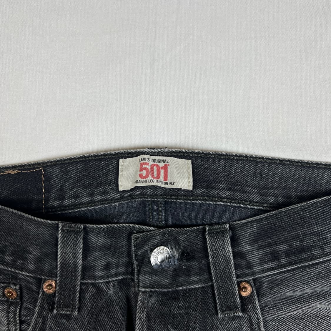 리바이스 levis 501 블랙 데님 청바지 상품이미지5