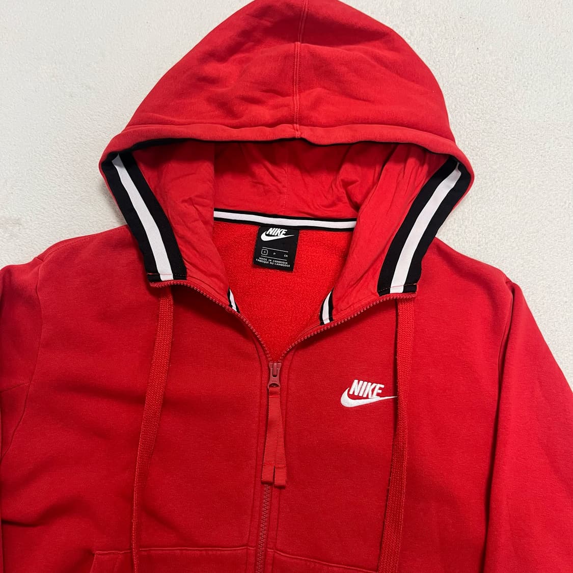 Nike Air red hood zip-up 상품이미지7