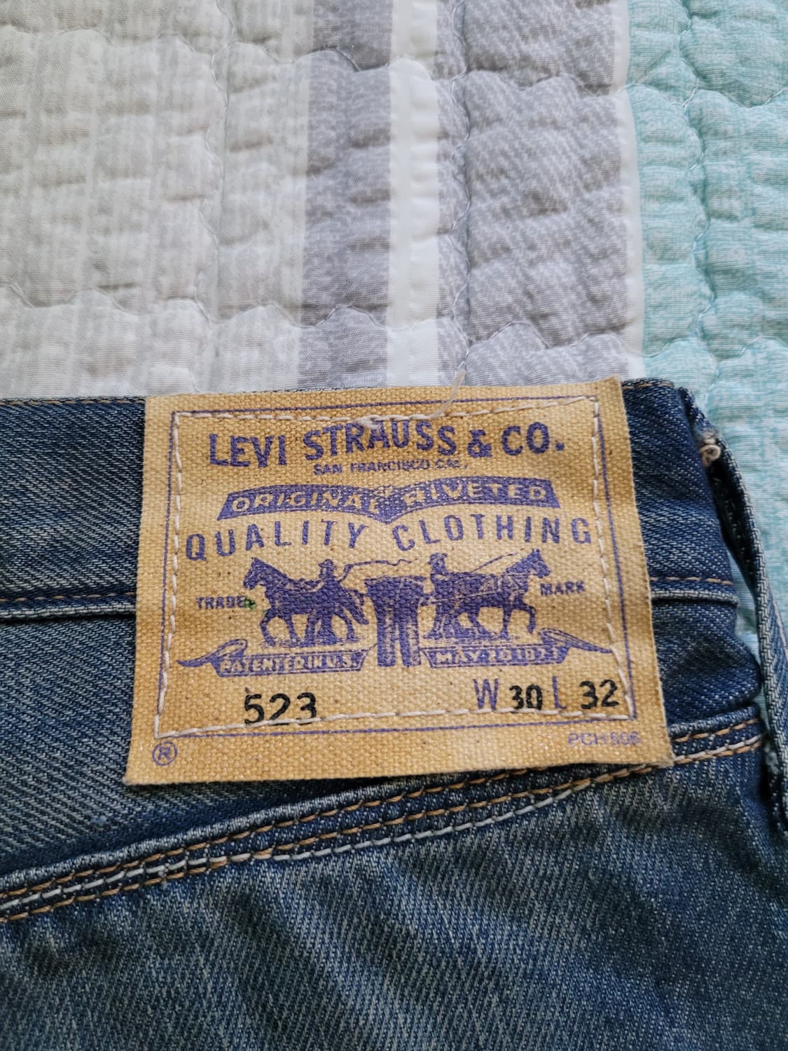 리바이스 XF 523 바이커 빈티지디테일 스트레이트 워싱진 30사이즈 상품이미지8