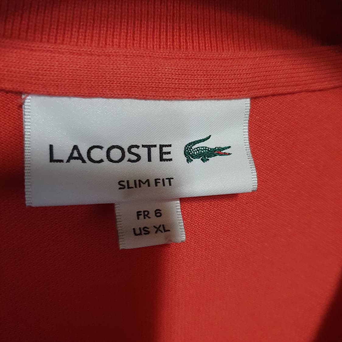 라코스테 슬림핏 반팔 카라티 XL 상품이미지3