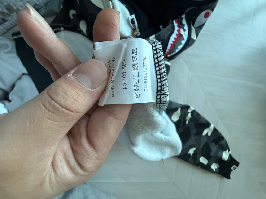 베이프 더블 샤크 후드집업 상품이미지4