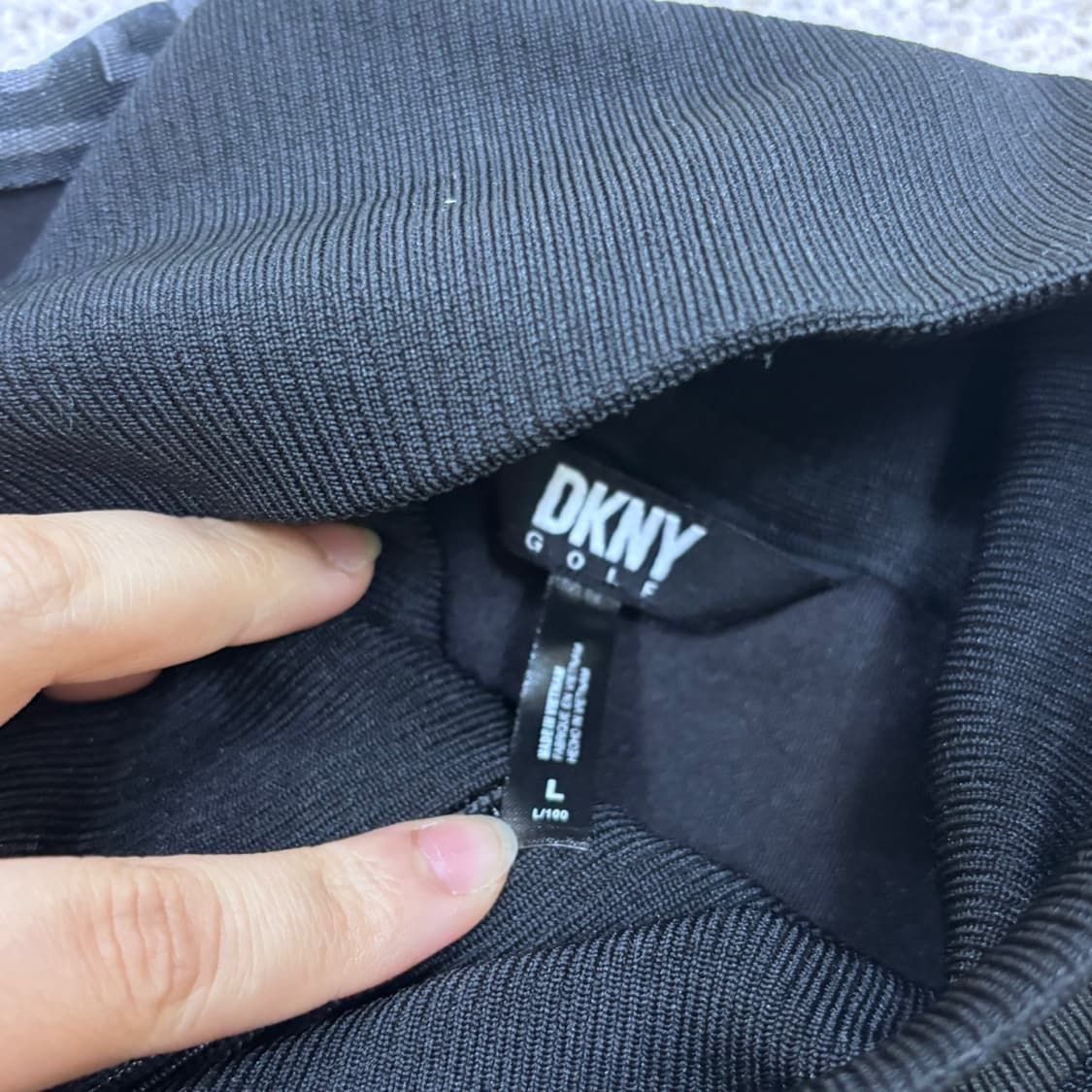 L DKNY 골프 남성 테이프라인 트랙탑 집업 자켓 0615E2 상품이미지3