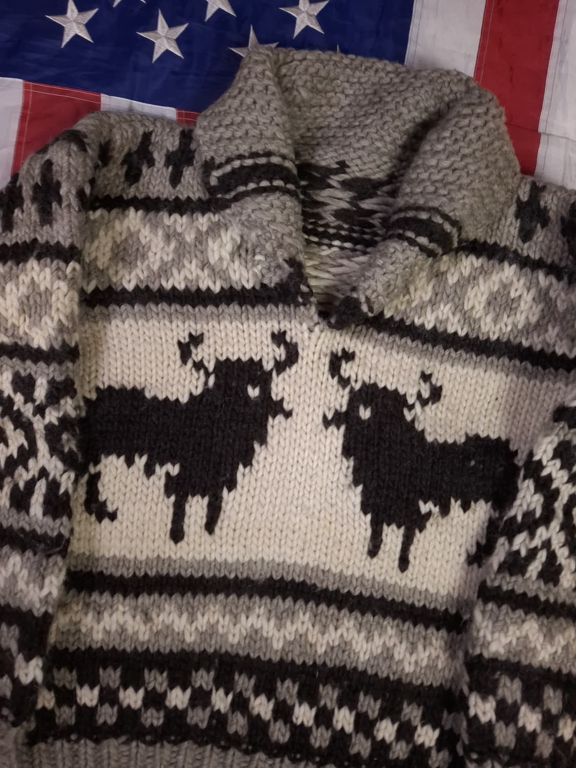 특A급 빈티지 코위찬 TYPE 헤비울 디어 풀오버 니트 상품이미지2