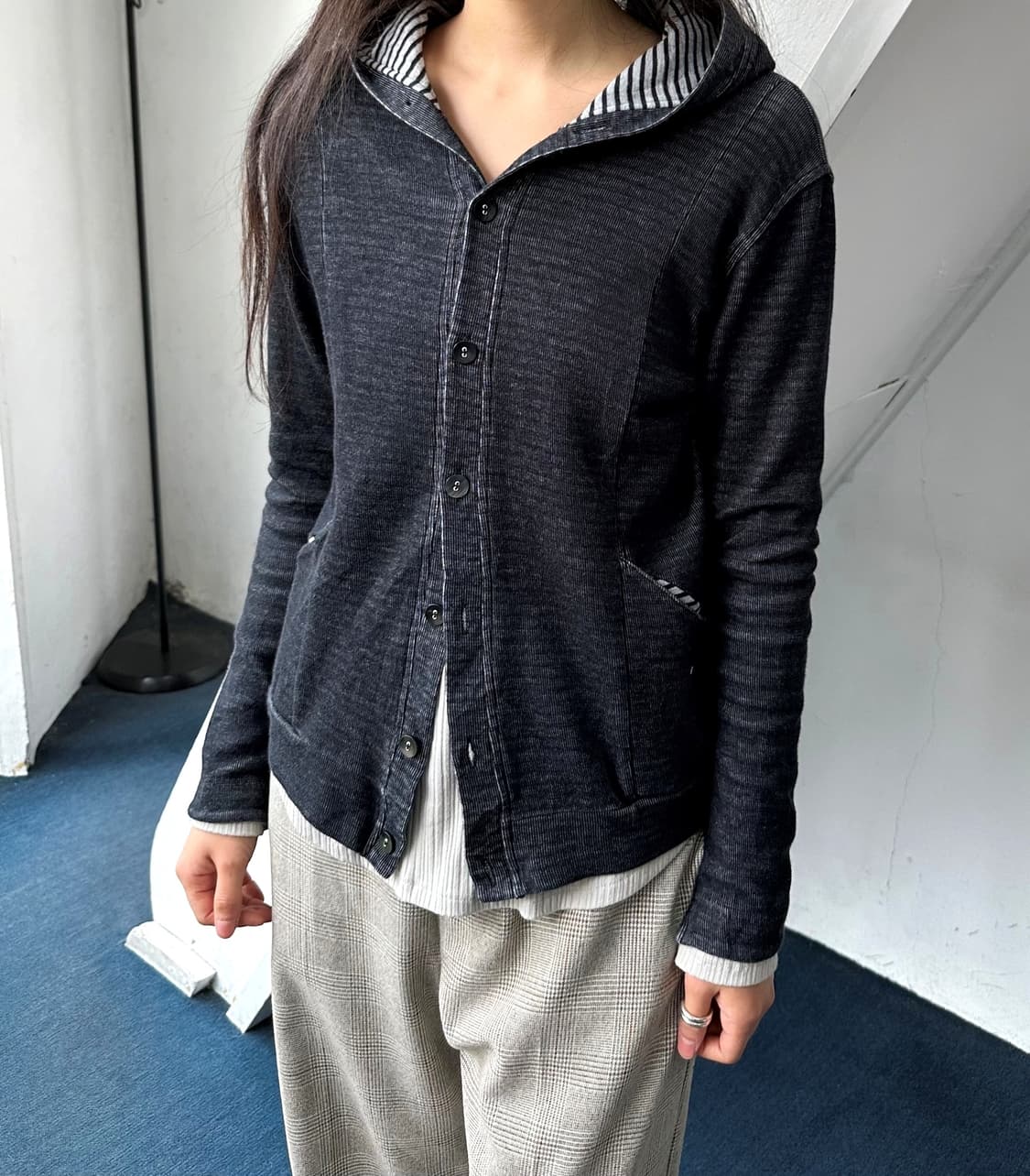 Mild cotton sweat hooded parka 상품이미지7