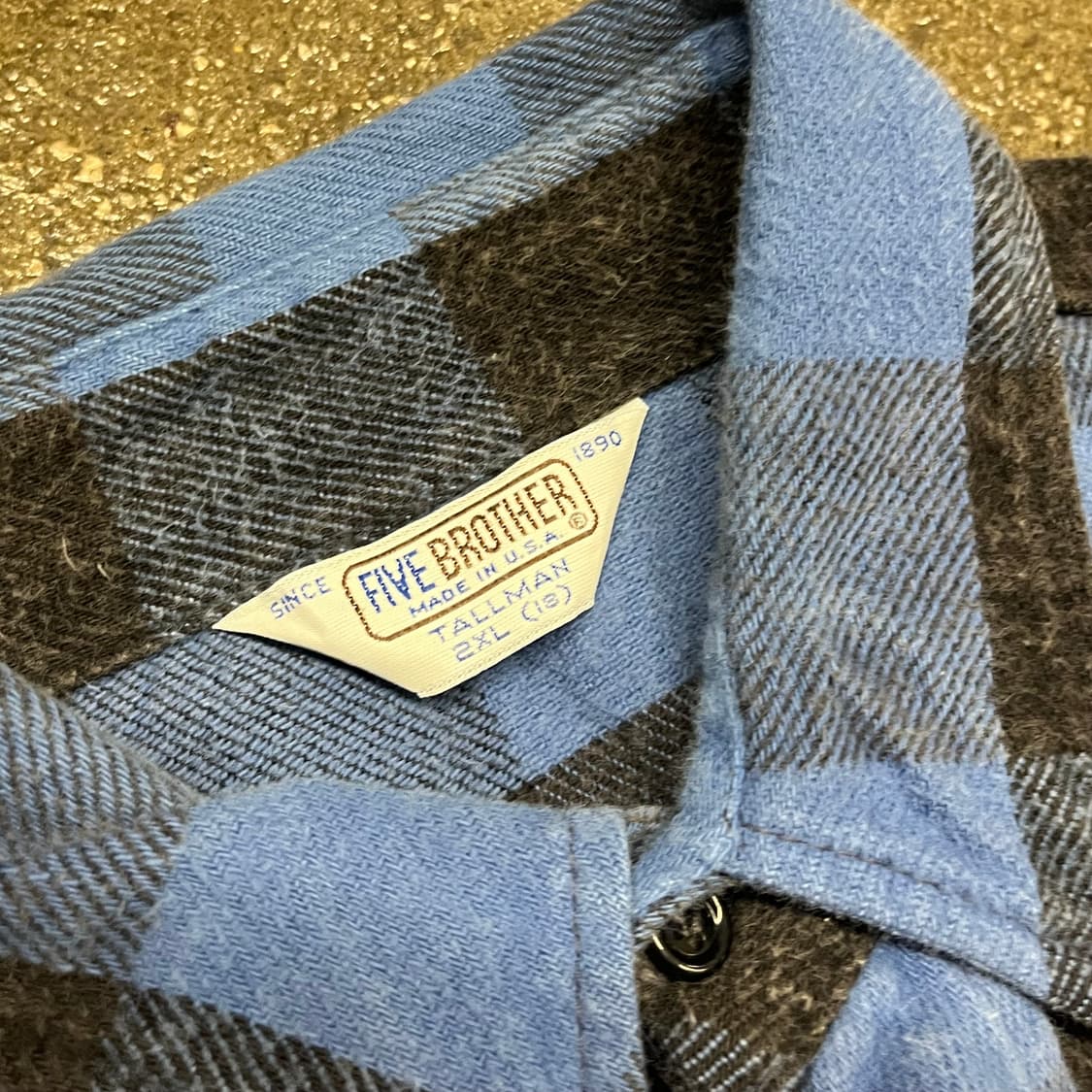 Five Brother 헤비 체크 셔츠 (110) 상품이미지5