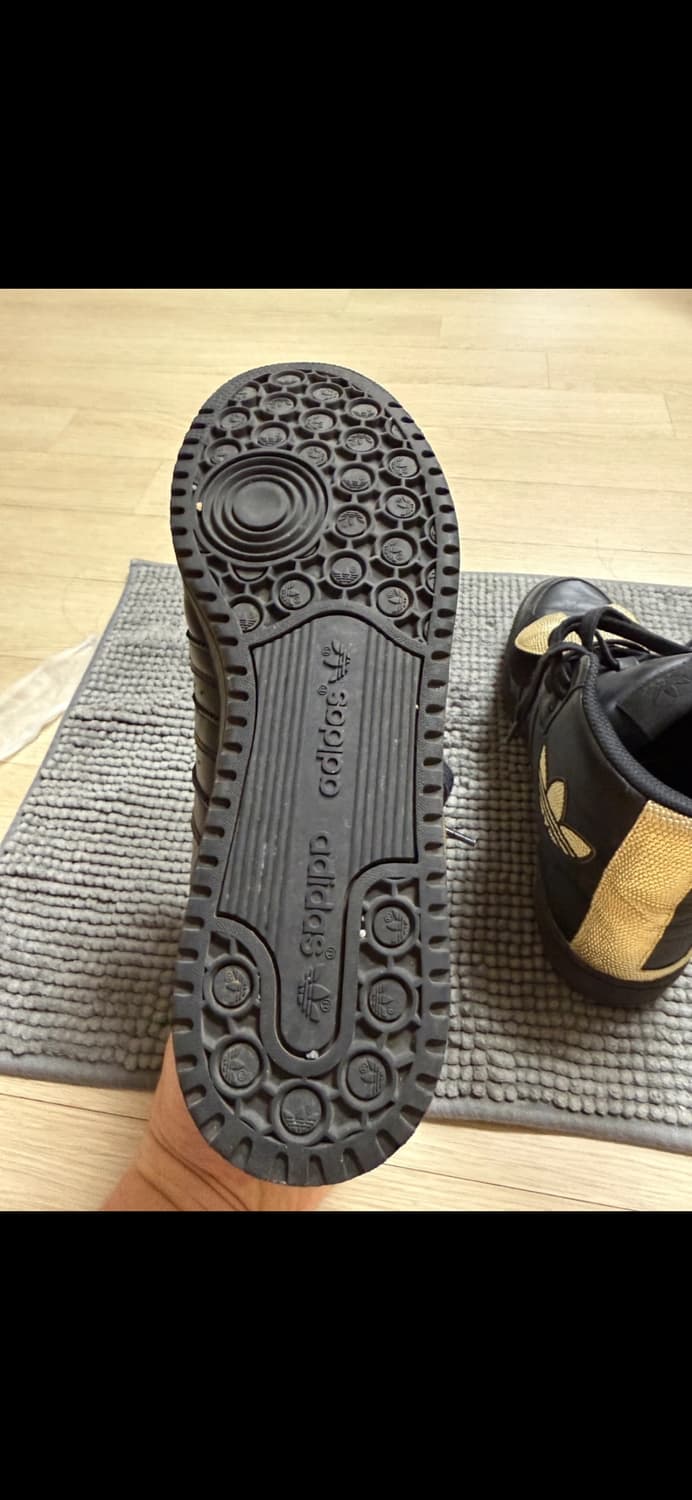 아디다스 제레미스캇 2014 골드 벨크로 하이탑 스니커즈 270 상품이미지5