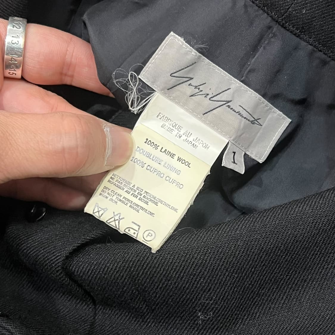  요지야마모토 패턴 팬츠 y14195 상품이미지8