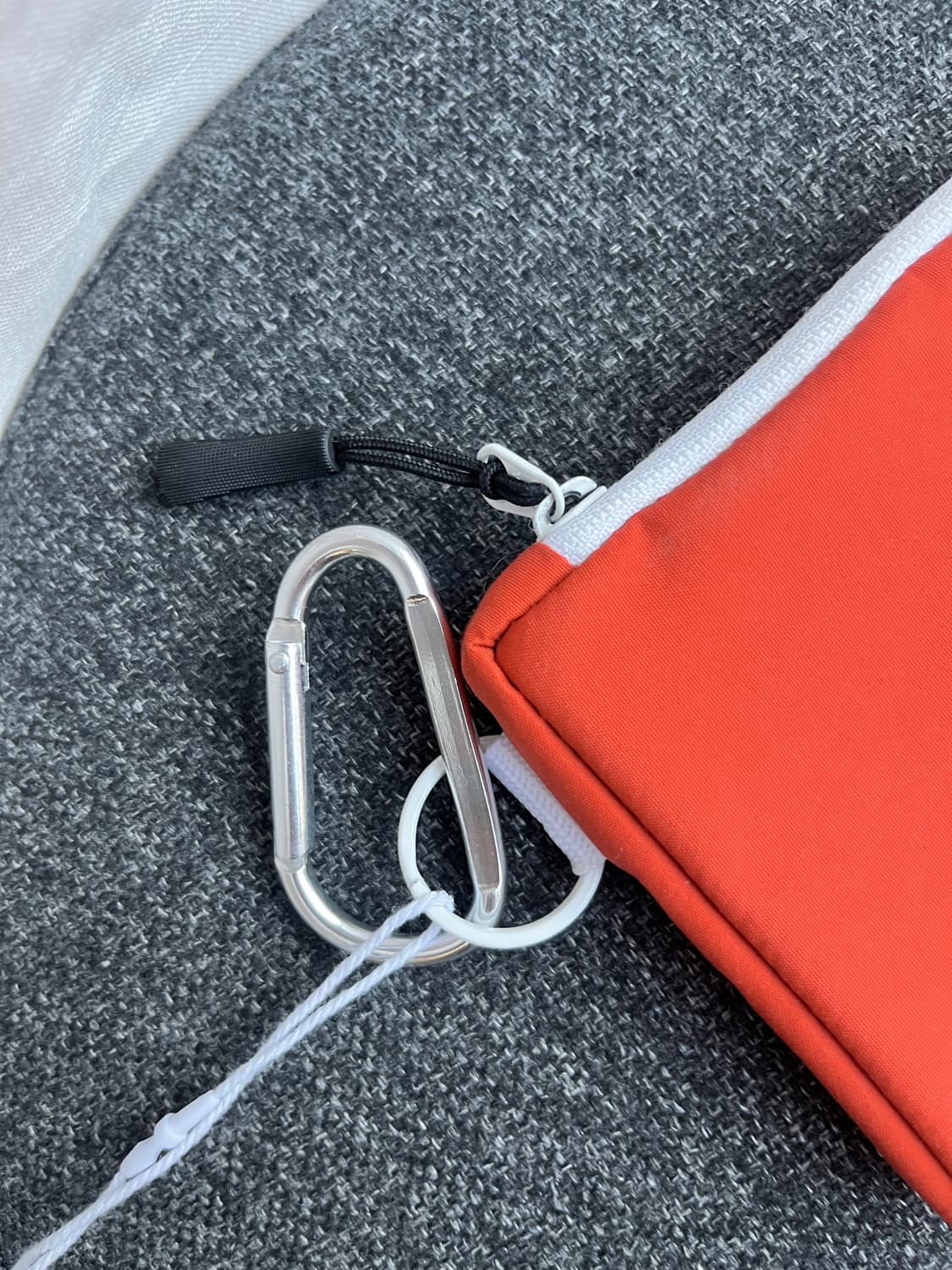 Porter 포터 화이트 트림 지갑 오렌지 상품이미지3