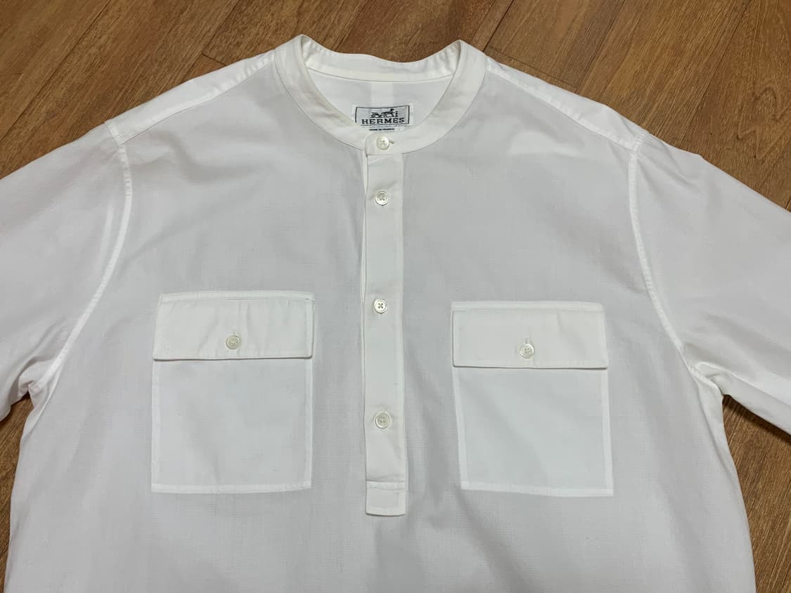 HERMES 에르메스 헨리넥 셔츠(코튼)41-16 셔츠 상품이미지5