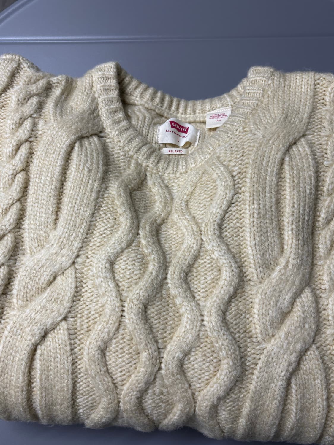 (L) 리바이스 배터리 크루넥 스웨터 상품이미지3