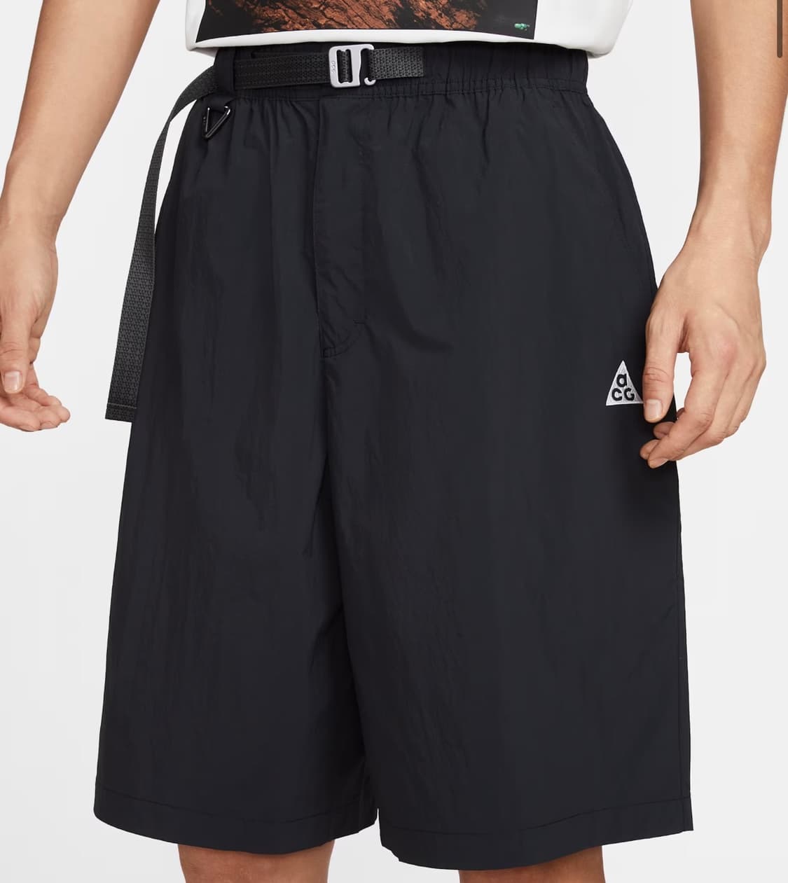 (새상품)나이키 ACG 오브 위버 UV 리펠 오버사이즈 쇼츠 블랙 상품이미지1