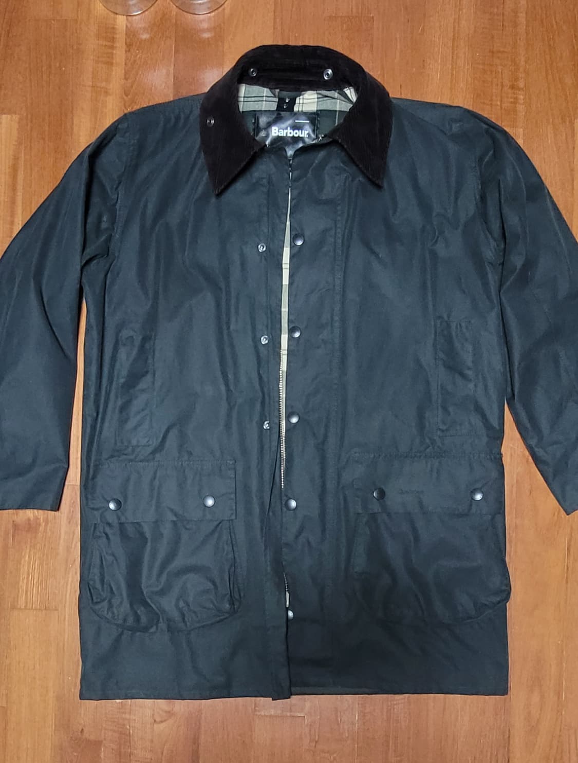 바버 보더 왁스 자켓 세이지 40 상품이미지2