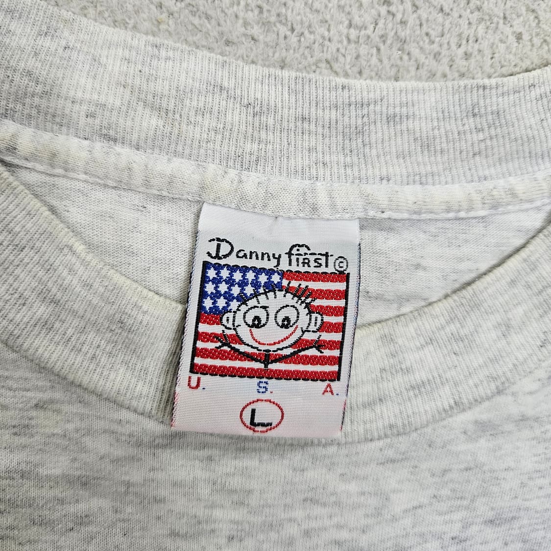 90s 대니 퍼스트 티셔츠 L Made in USA 상품이미지9
