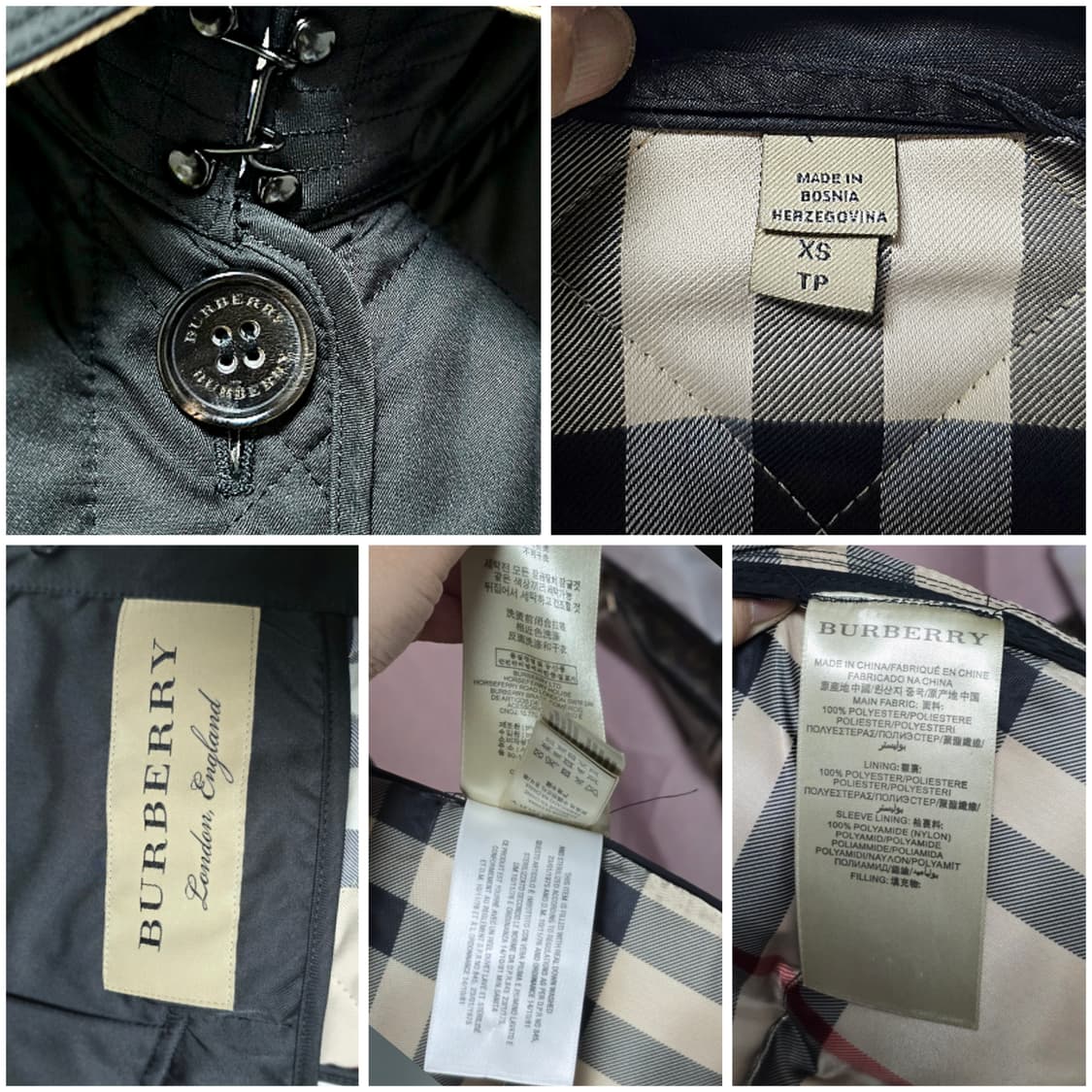 정품  버버리자켓 상품이미지3