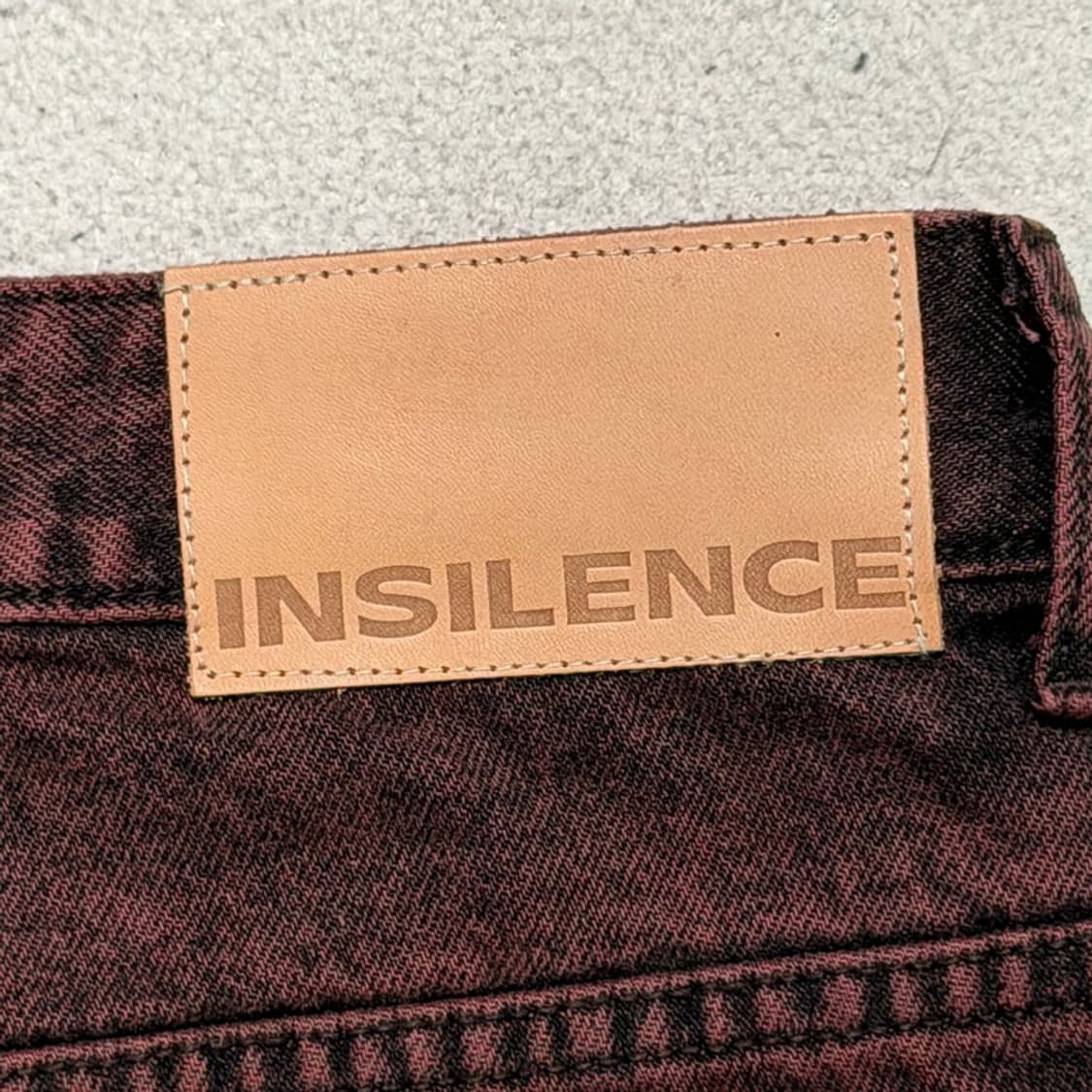 새상품 인사일런스 멀티컬러 스트레이트 진 애시드 핑크 S 상품이미지8