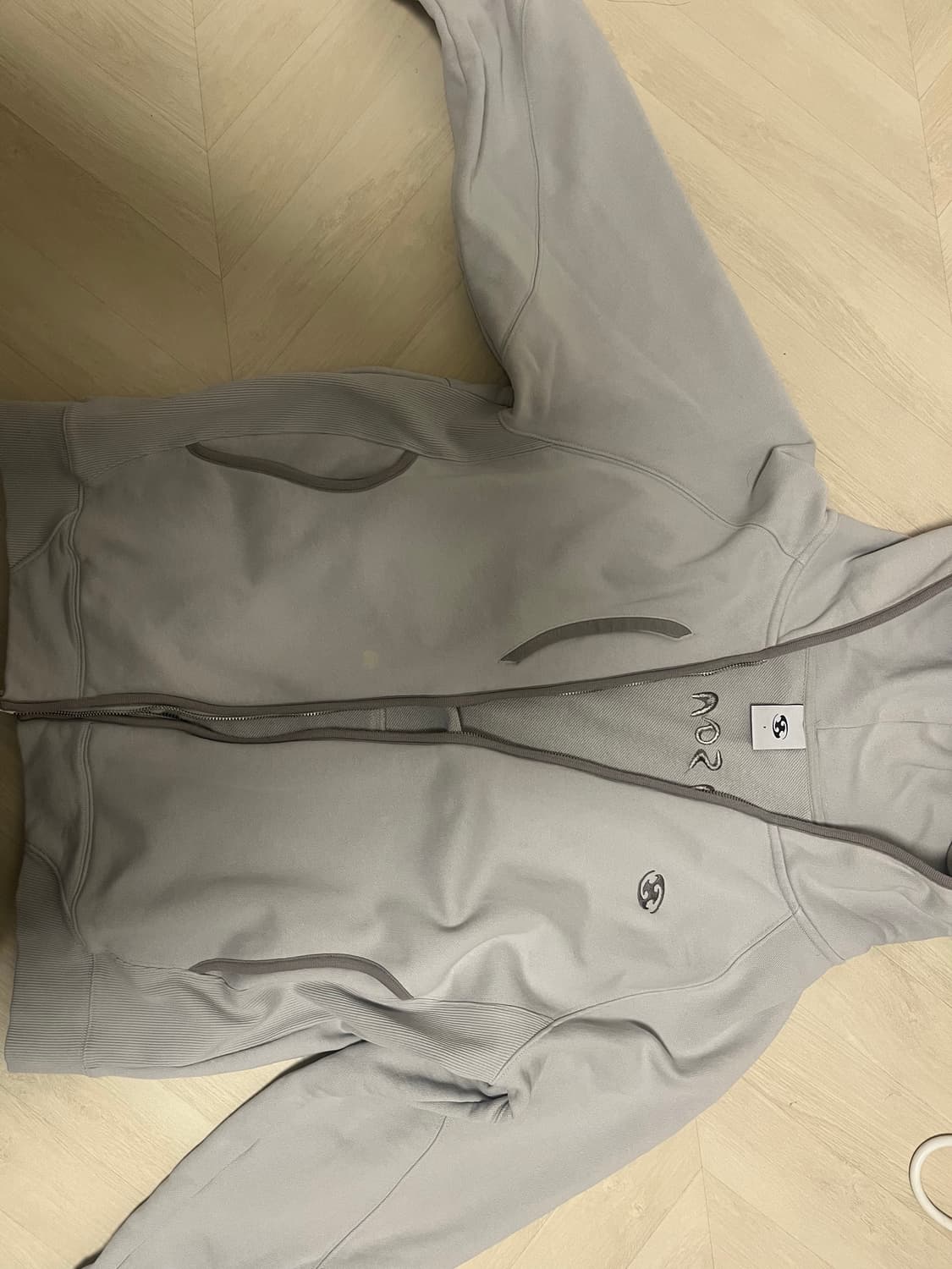 산산기어 후디 집업 그레이 - 24SS 사이즈 3 상품이미지4