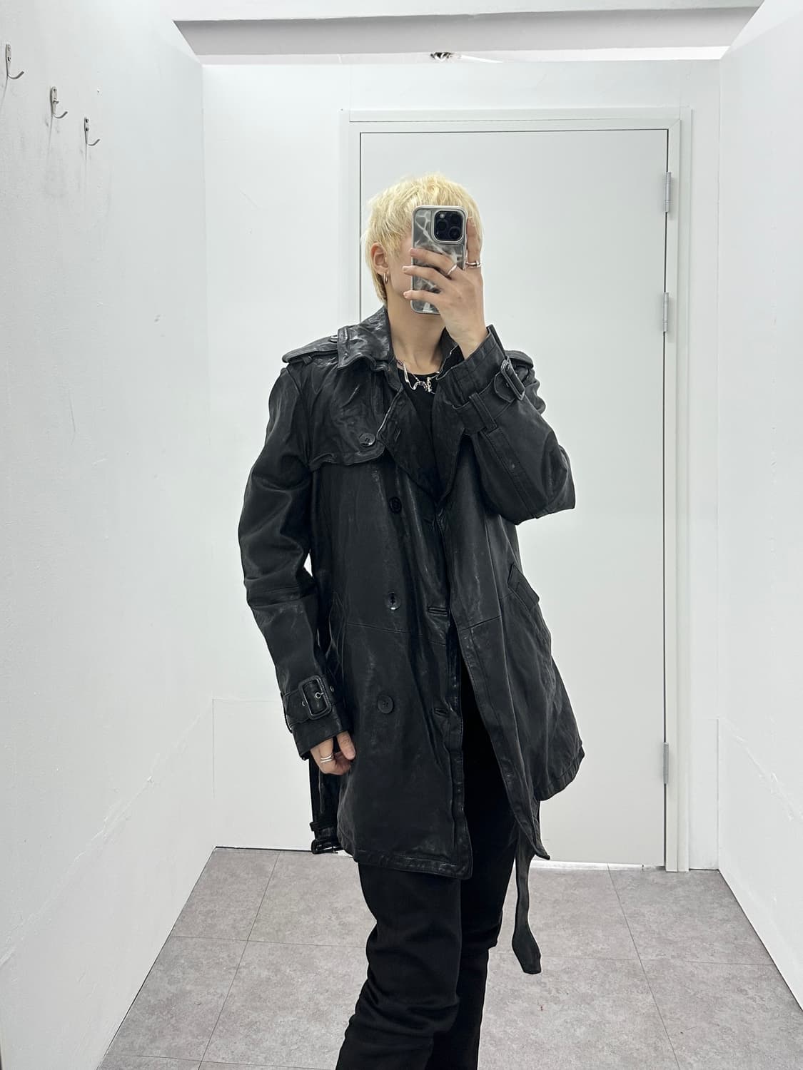 SHEEPSKIN coating leather coat 상품이미지3