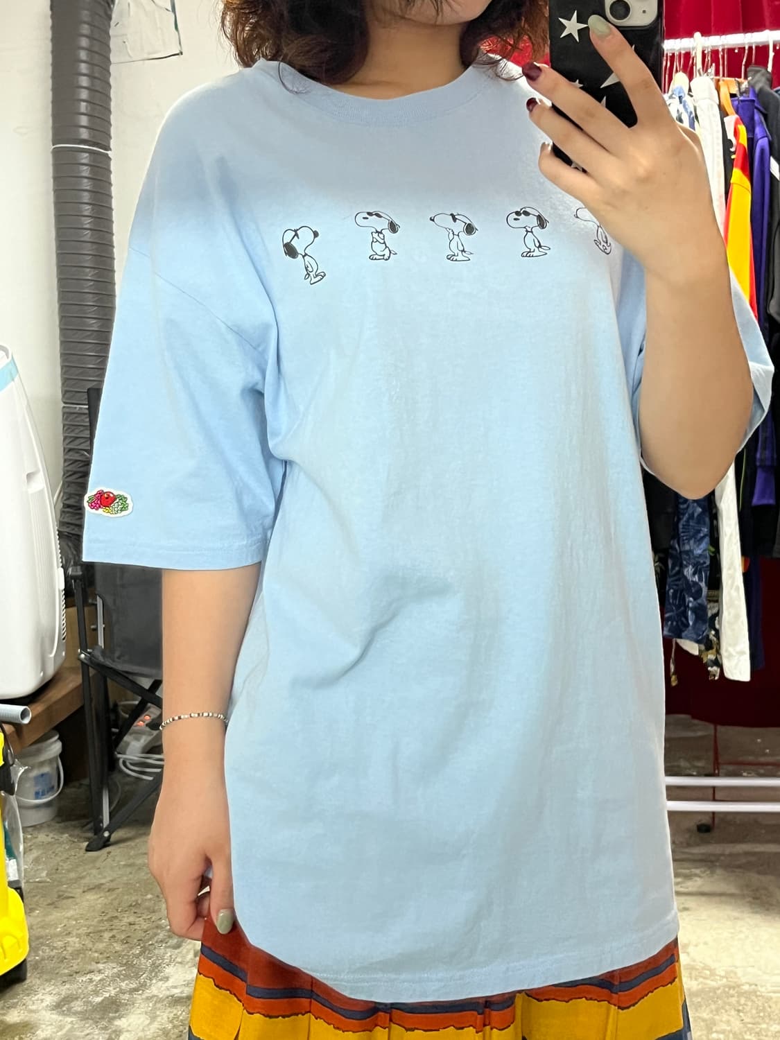 Fruit of the loom 스누피 반팔 상품이미지1