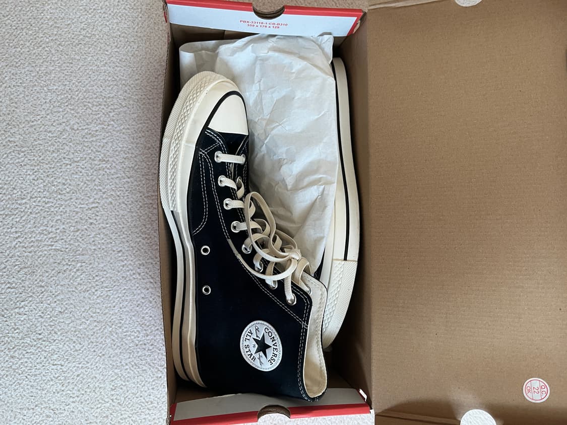 컨버스 하이 295+고무끈 완전 새상품  상품이미지1