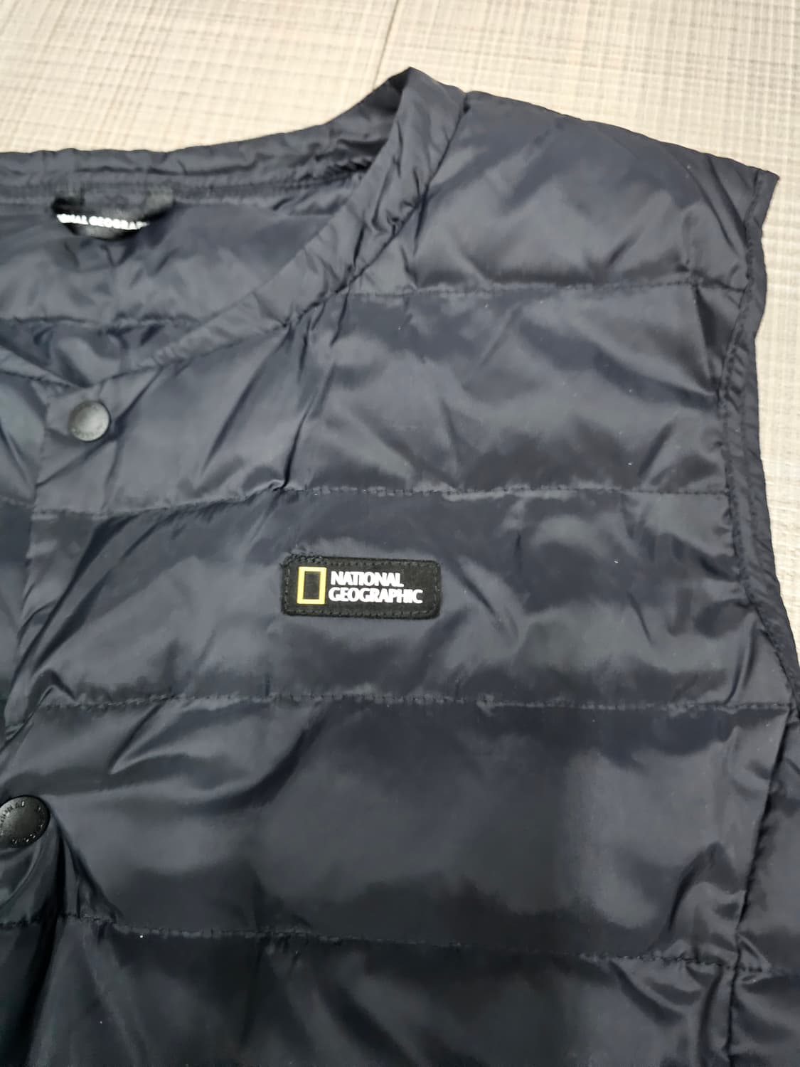 내셔널지오그래픽 패딩 조끼 블랙 상품이미지4