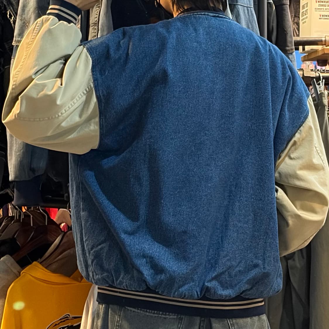 [NO.9] VTG 데님 바시티자켓 상품이미지5