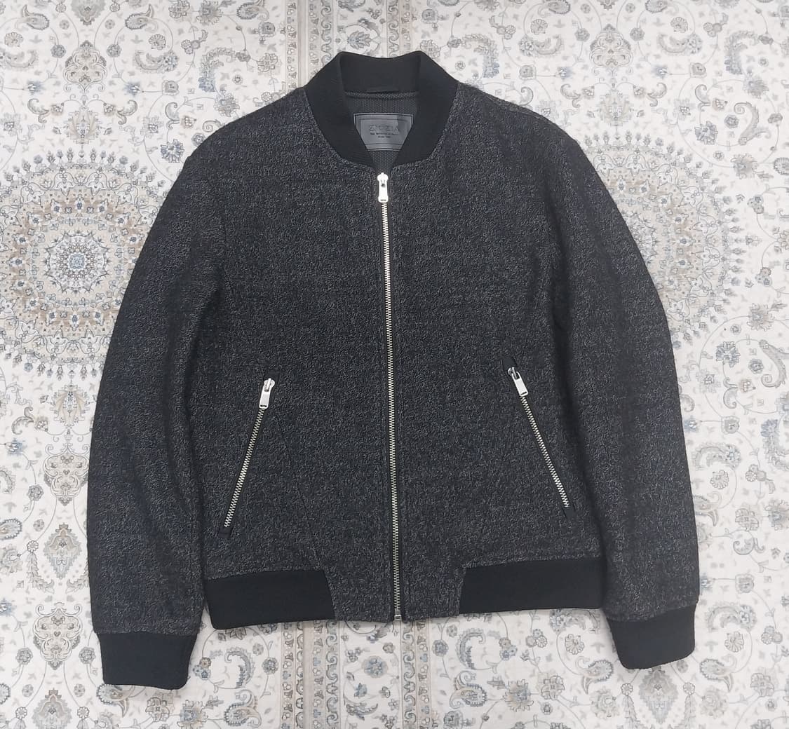 ZIOZIA 모 헤어 혼방 블루종 자켓 상품이미지1