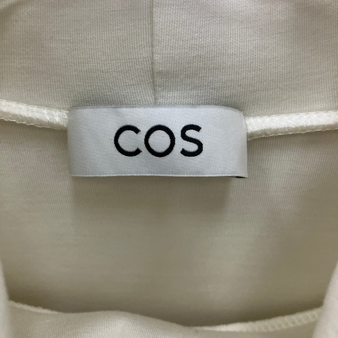 코스 화이트 스쿠버 스웨트셔츠 XS 상품이미지3