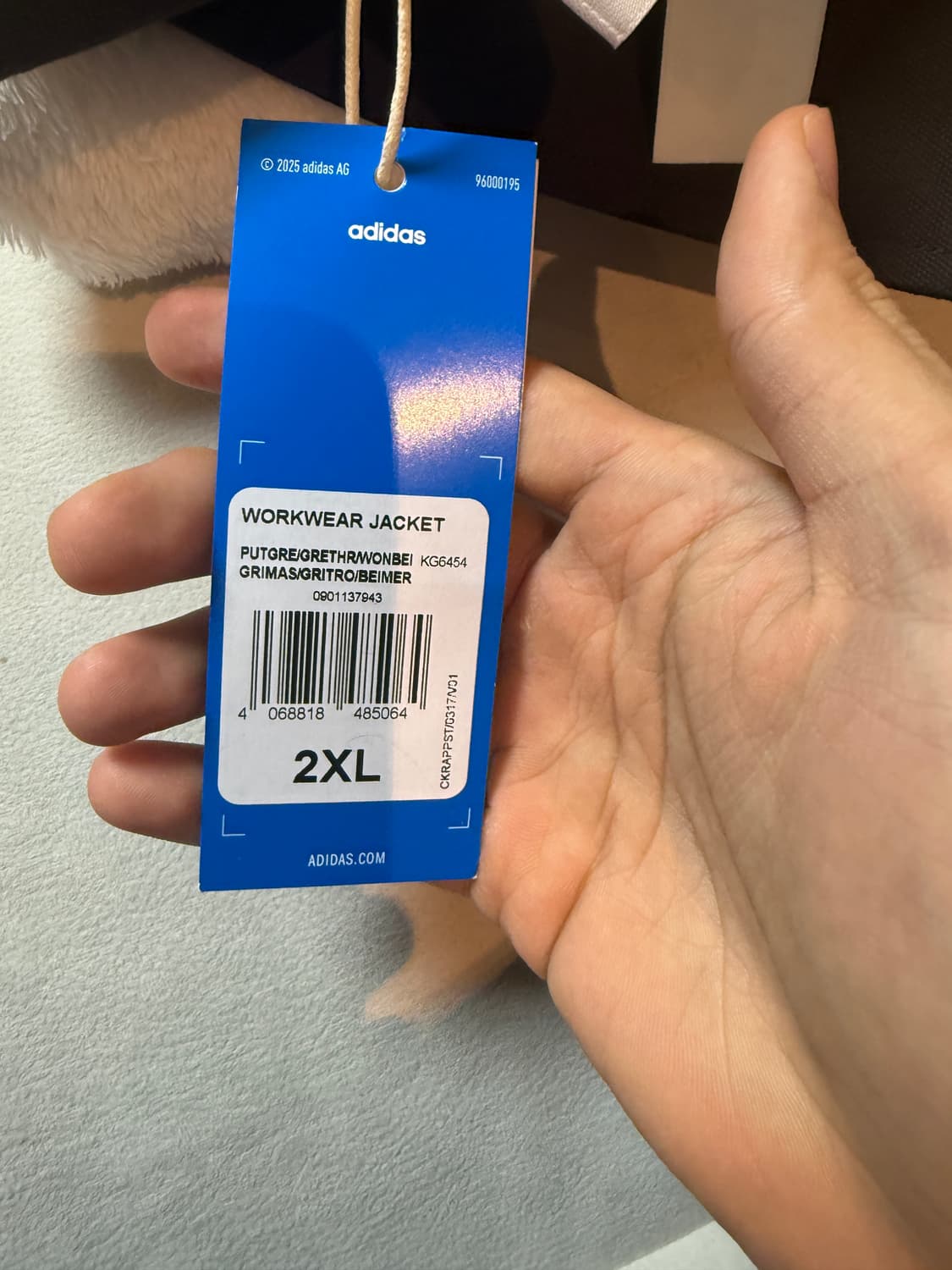 아디다스 캔버스 자켓  WORKWEAR JACKET 2XL (새상품)   상품이미지6