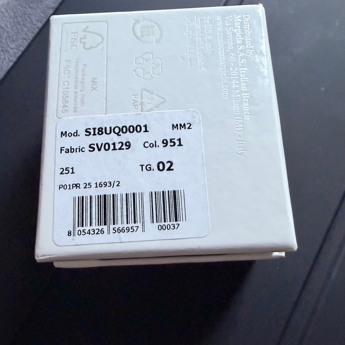 메종 마르지엘라 뉴메리컬 실버 링 실버 상품이미지5