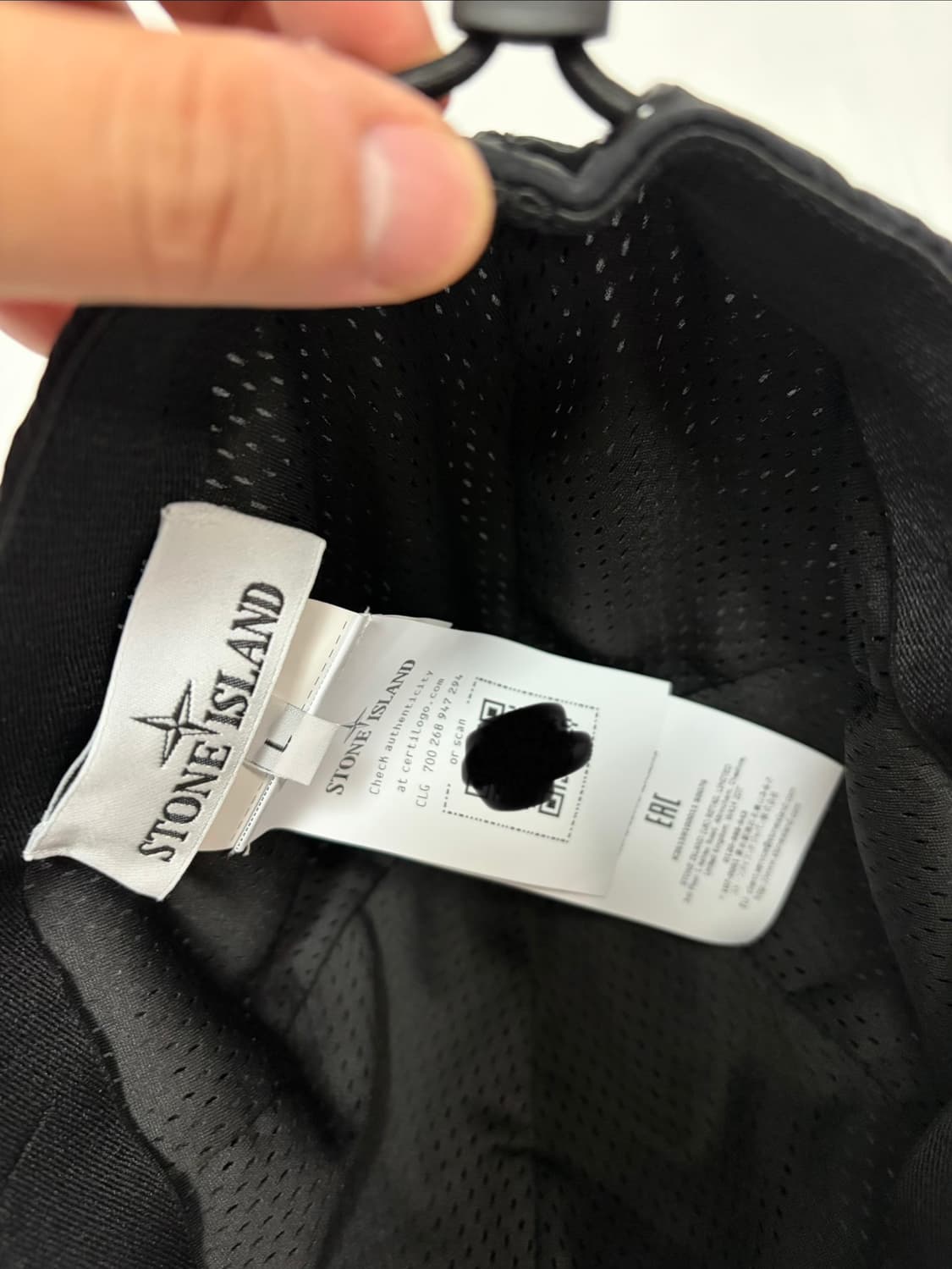 [L] 25FW 스톤아일랜드 나일론 볼캡  상품이미지4