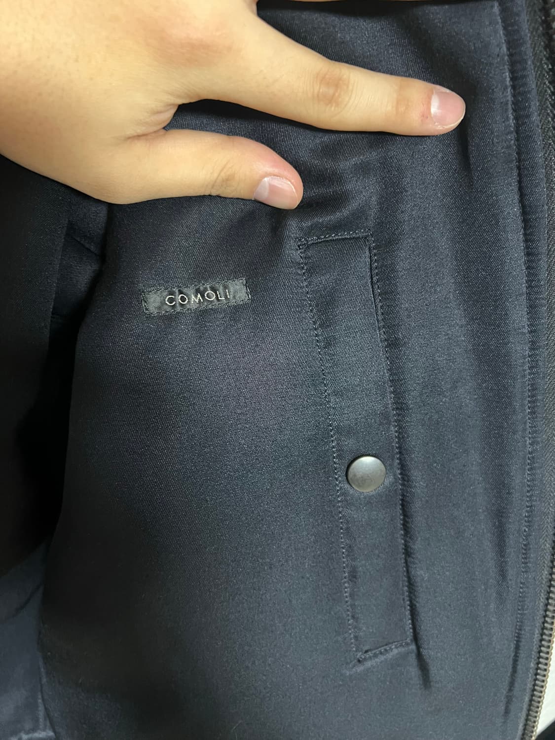 코모리 21aw 실크나일론 ma-1 3사이즈 샘플 상품이미지5