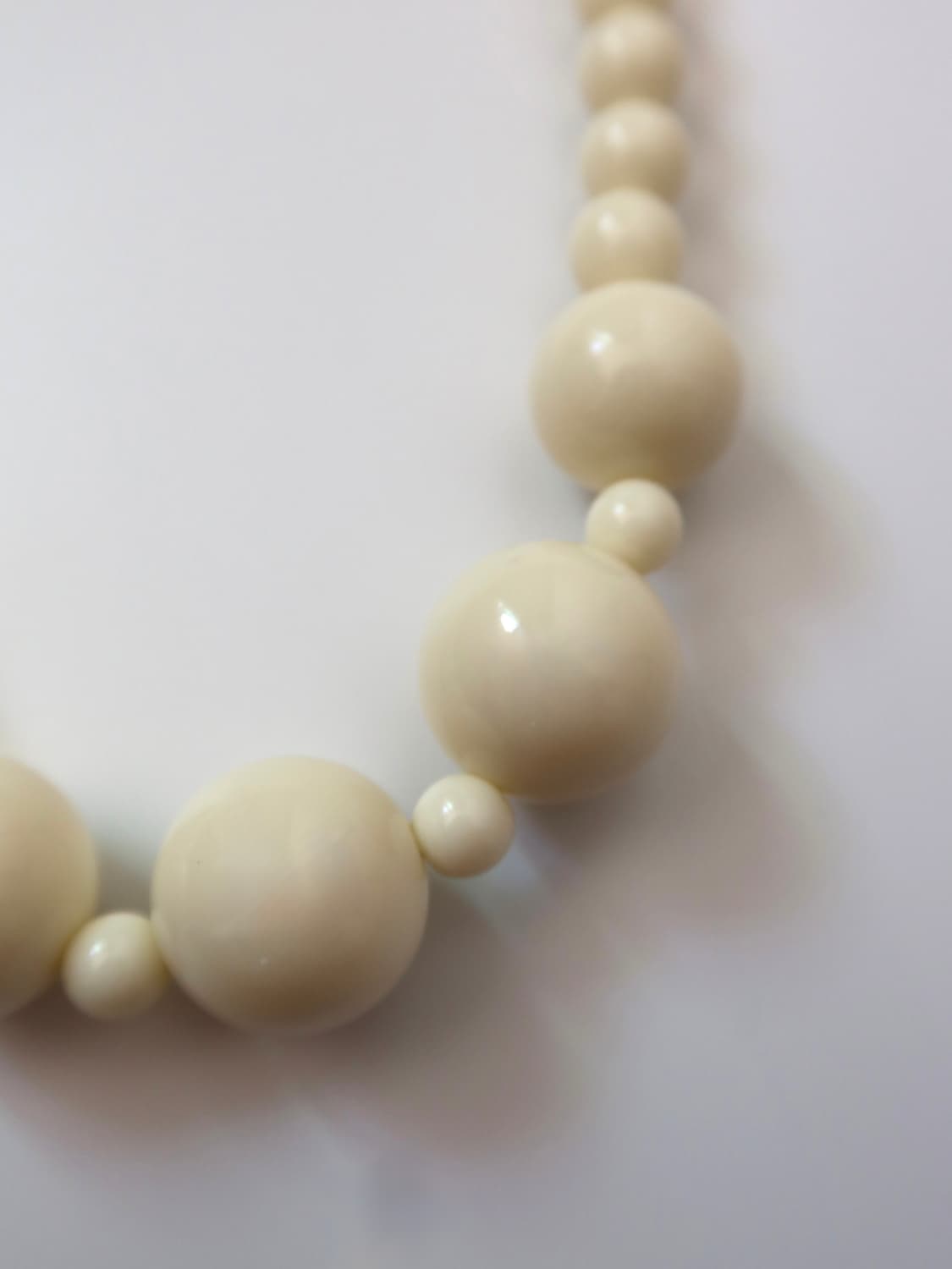 milky bead necklace 상품이미지4