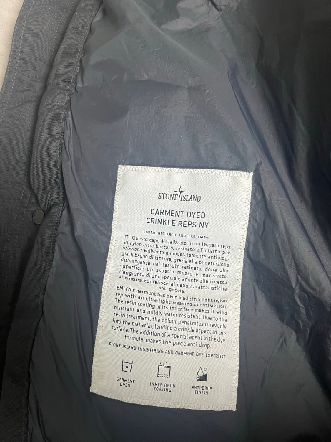 25FW 크링클랩스 패딩 블랙 상품이미지1