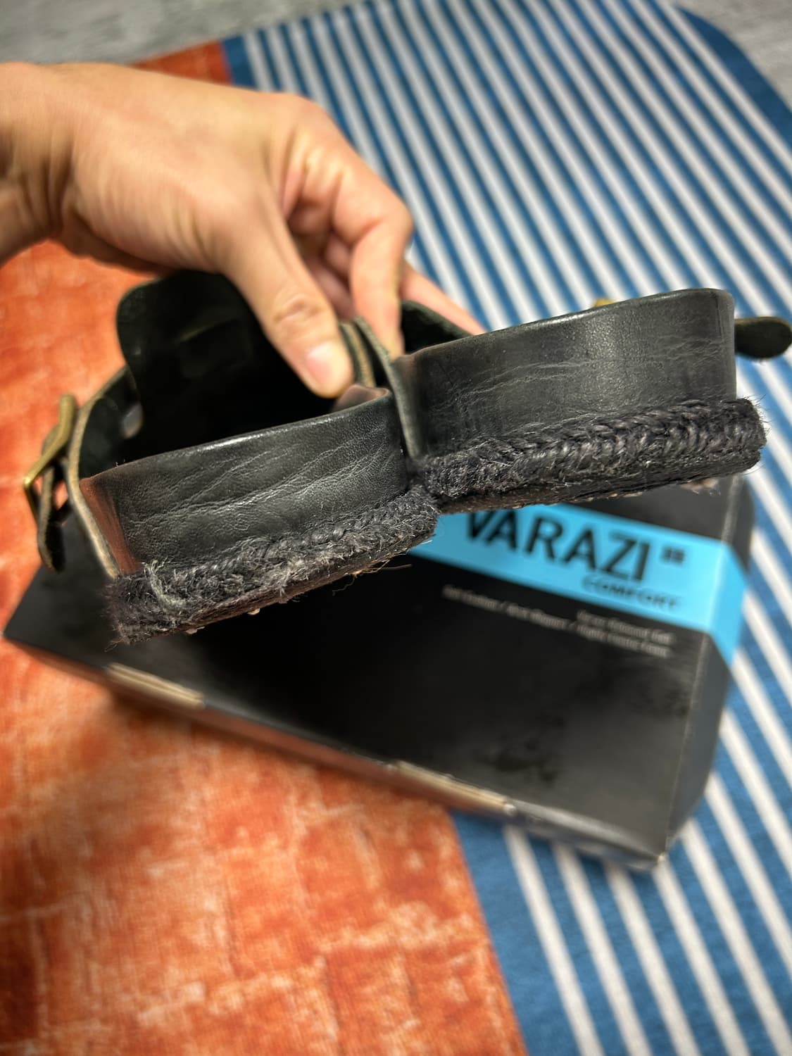 유케텐 레더 보스턴 뮬 슬리퍼 255mm  상품이미지4