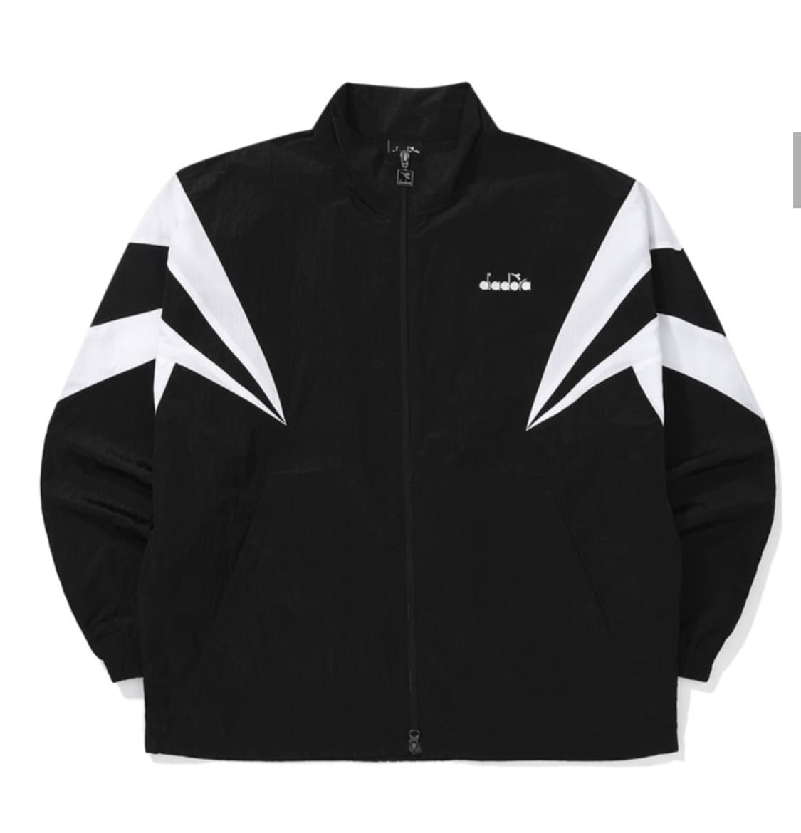 2XL 디아도라 블랙/화이트 바람막이 자켓 상품이미지2