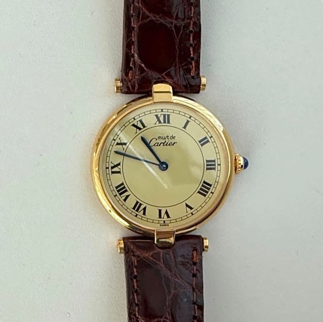 [정품] 까르띠에 머스트드 루이 방돔LM시계 상품이미지1