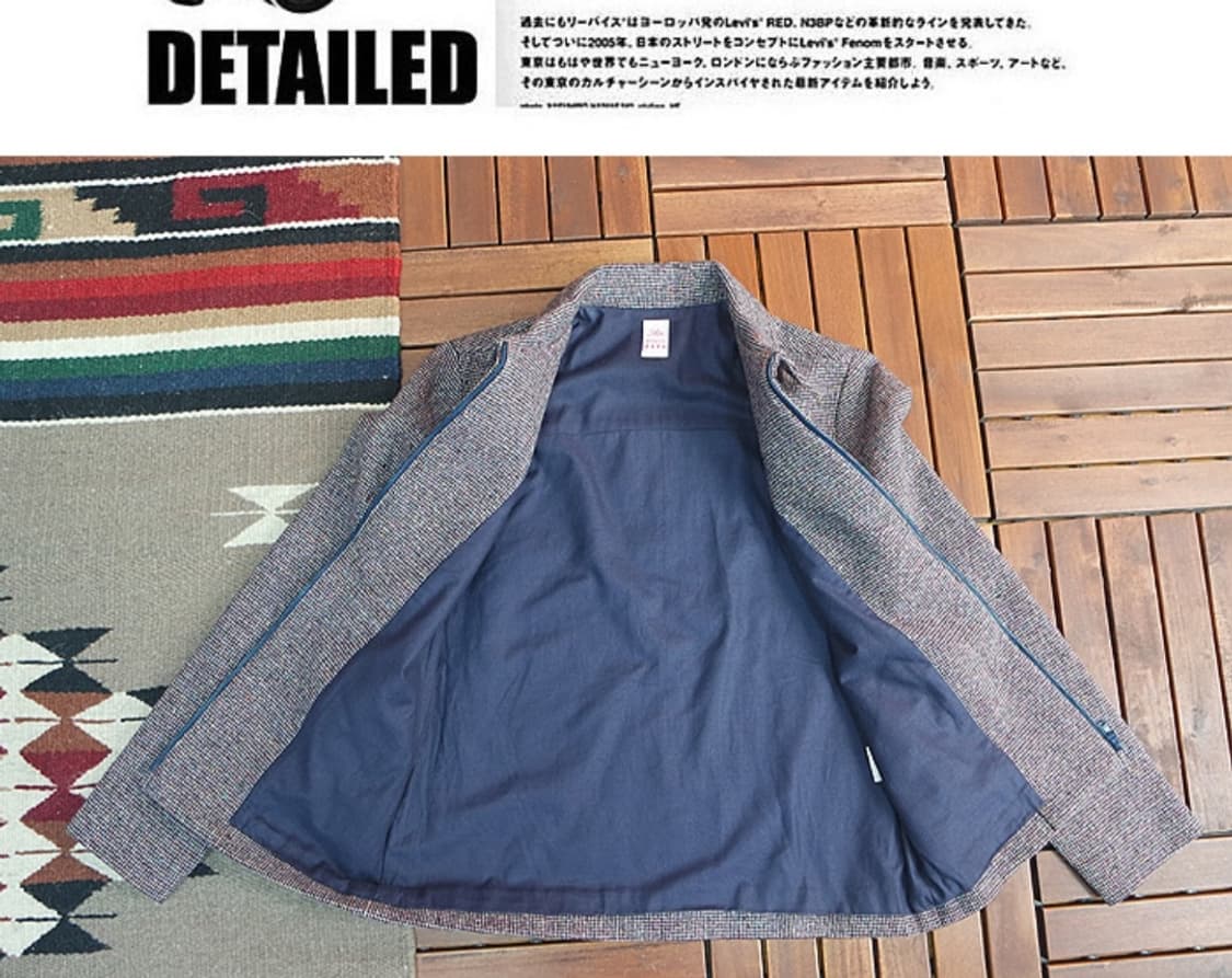 트위드 카라 울 92% 자켓 상품이미지8