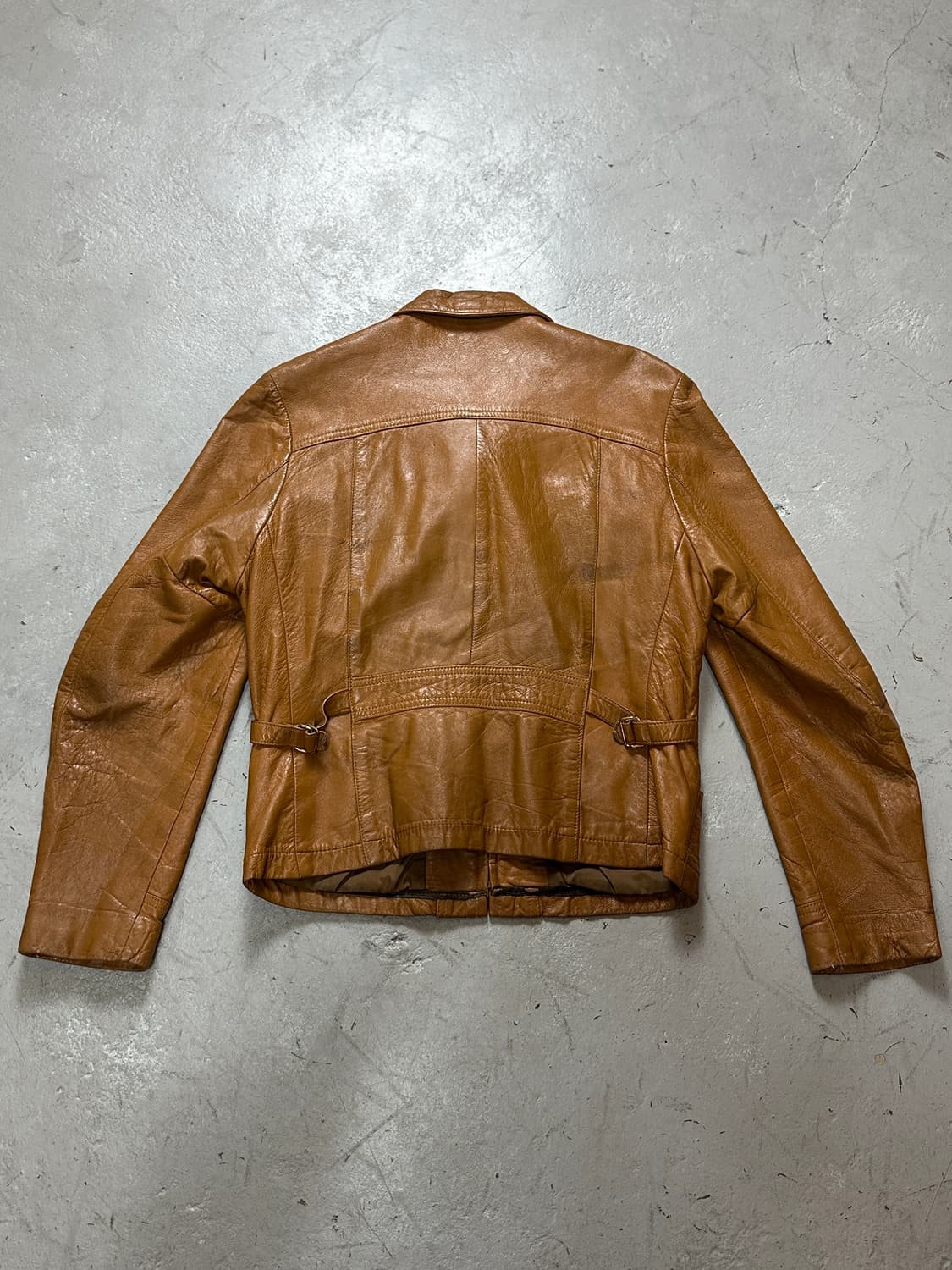 70's 빈티지 레더 웨스턴 자켓 빈티지 레더 자켓 상품이미지4