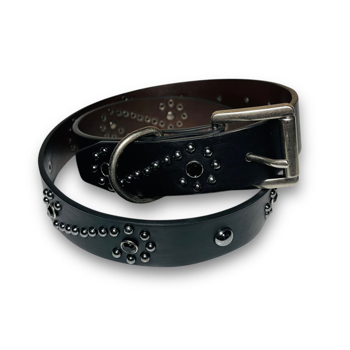 감마갤러리 웨스턴 쥬얼리 블랙 비즈 스터드 벨트 상품이미지3