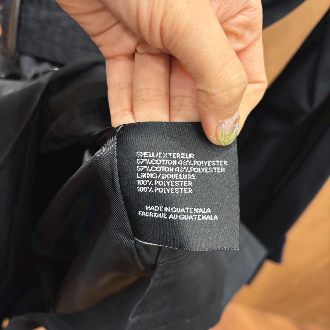 DKNY 트렌치 코트 더블브레스트 소매 스트랩 버클 벨트 디테일 네이비 상품이미지7