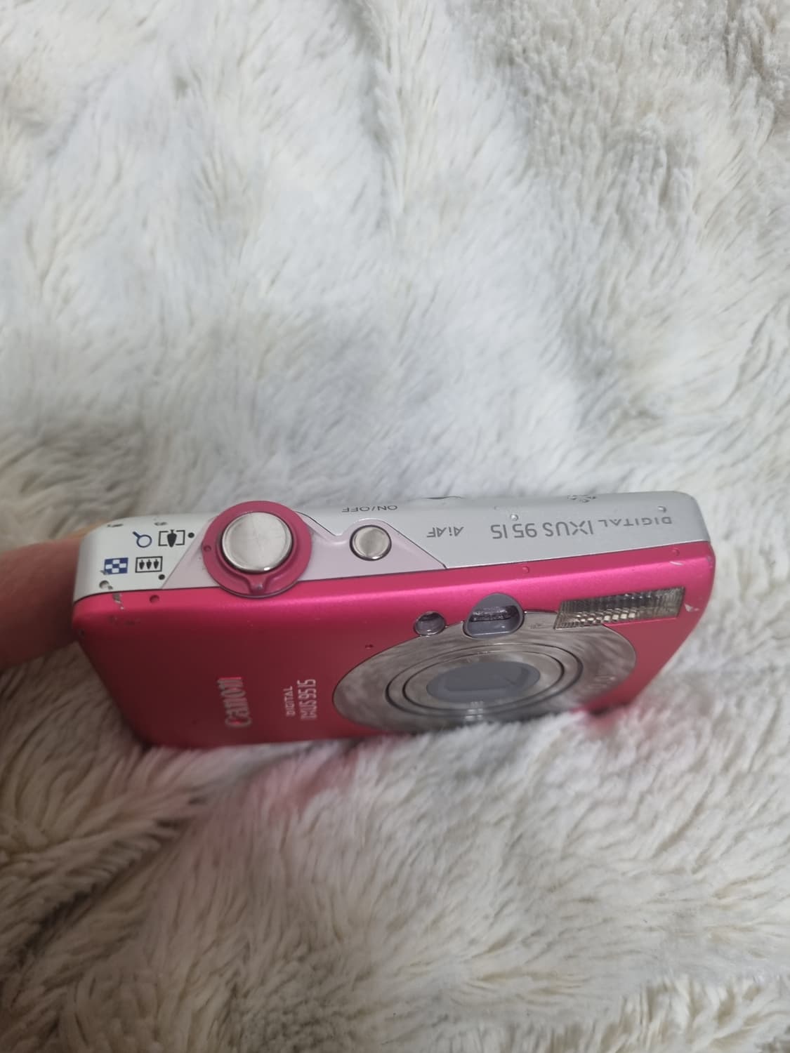 캐논 익서스 95IS 핑크색 디지털 카메라 레트로 디카 상품이미지2