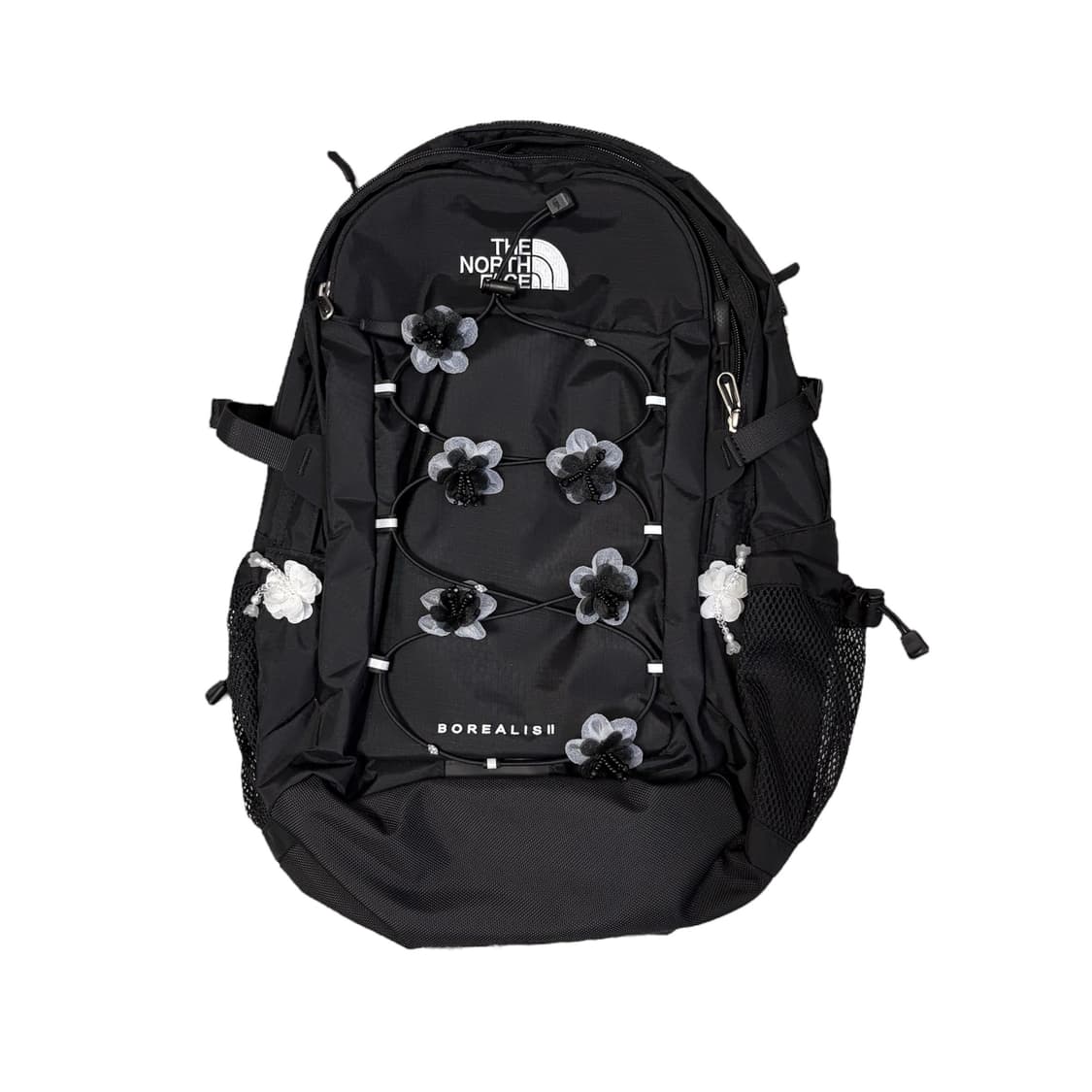 Black flower bagpack 상품이미지1