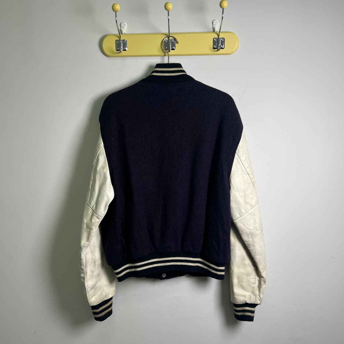 90's usa 오리지널 빈티지 MLB 양키스 바시티 자켓 M 상품이미지2