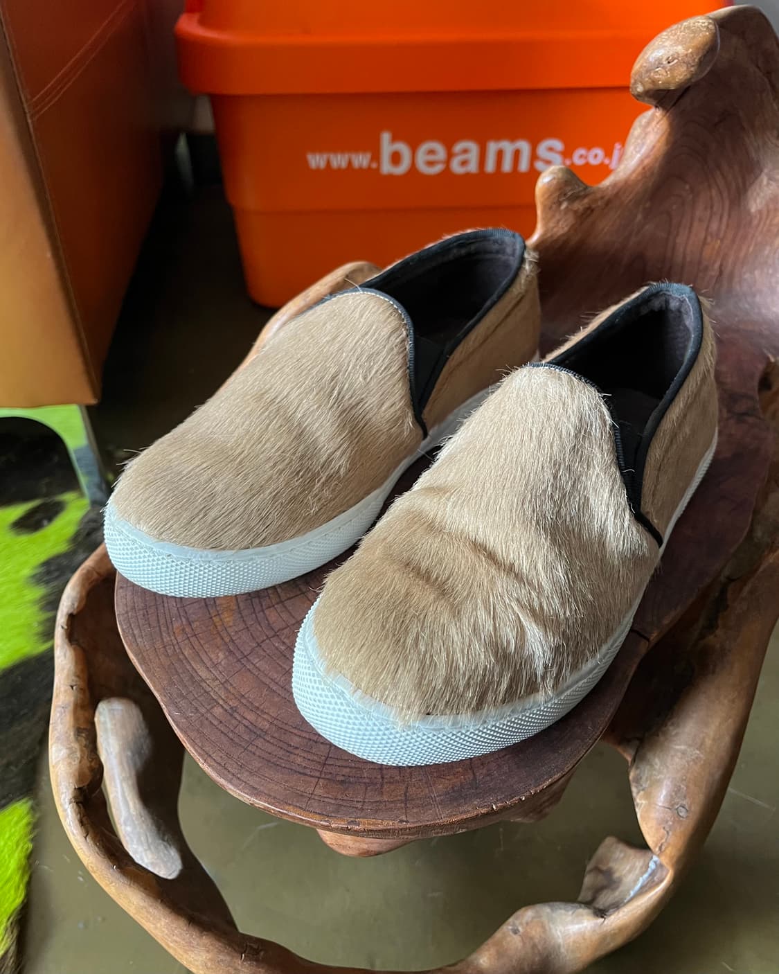 MOHI . . . Spain Real Calf-Hair Slip on 상품이미지2