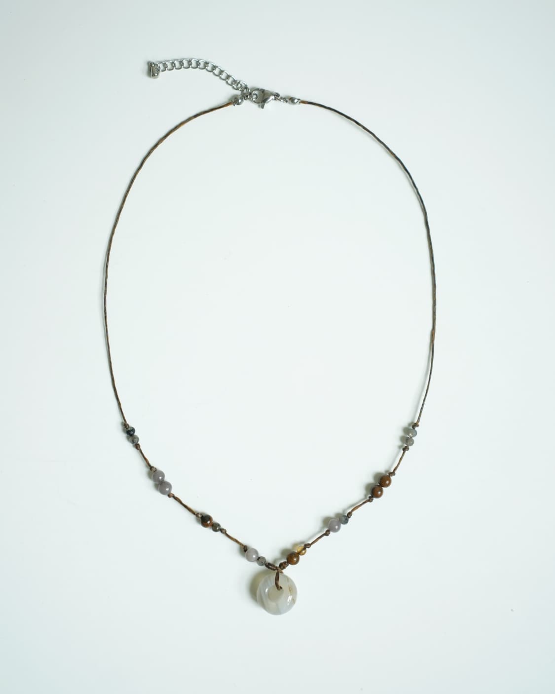 white donut necklace 화이트 도넛 핸드메이드 목걸이 상품이미지7