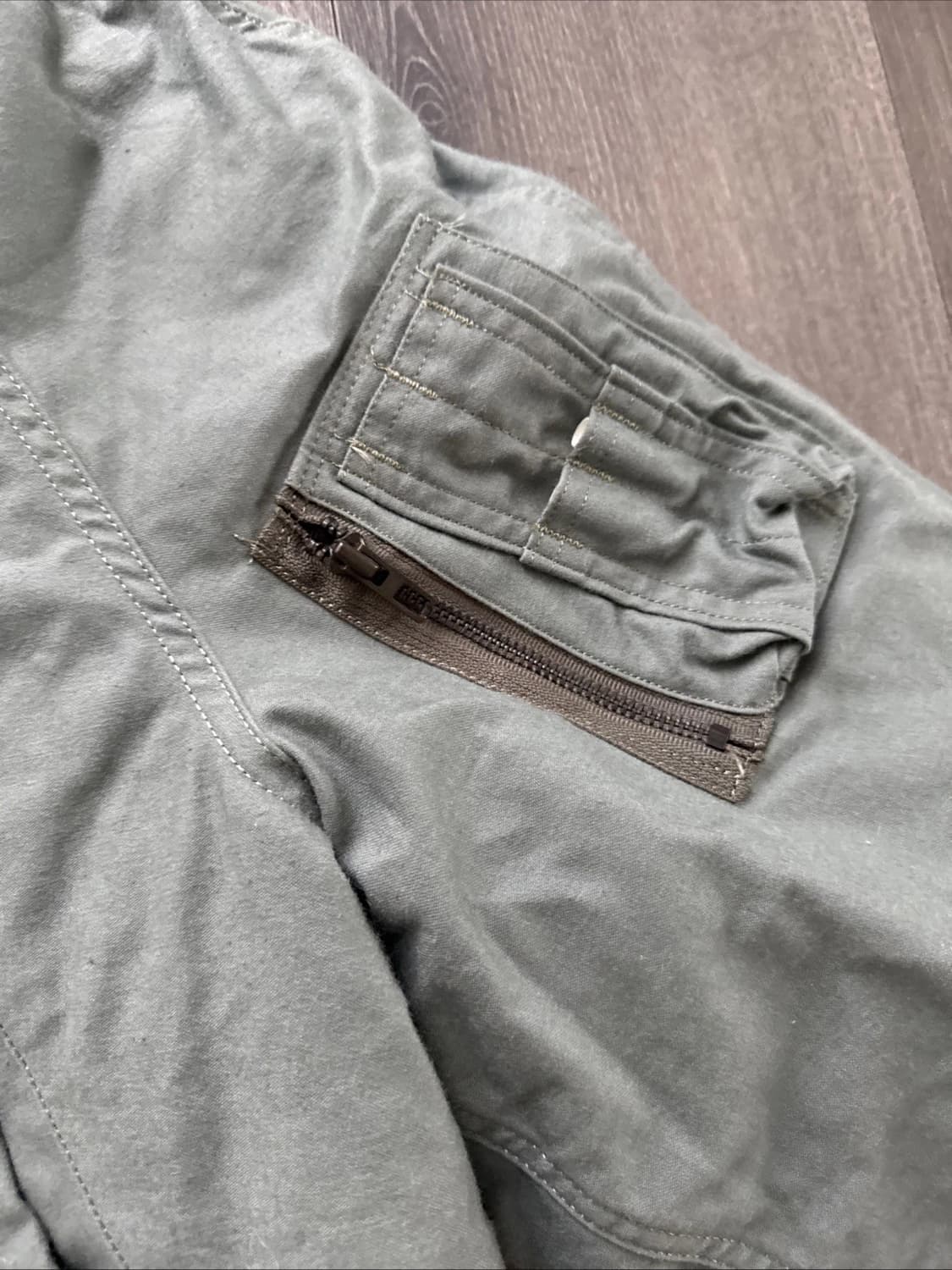 90s 미공군 납품용 그린브라이어 인더스트리 N-3B 파카 세이지그린 상품이미지4