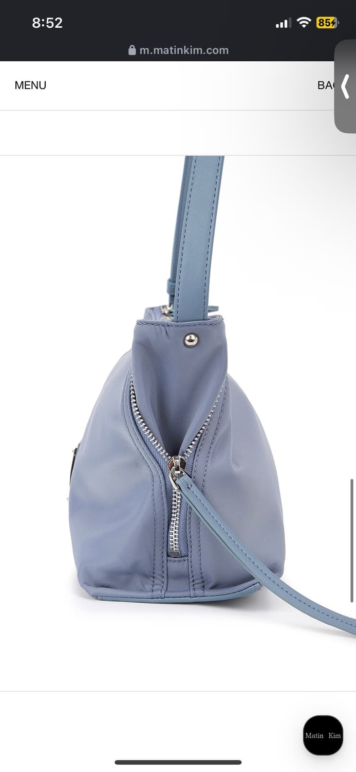 마뗑킴 투웨이 나일론 숄더백 블루 상품이미지3