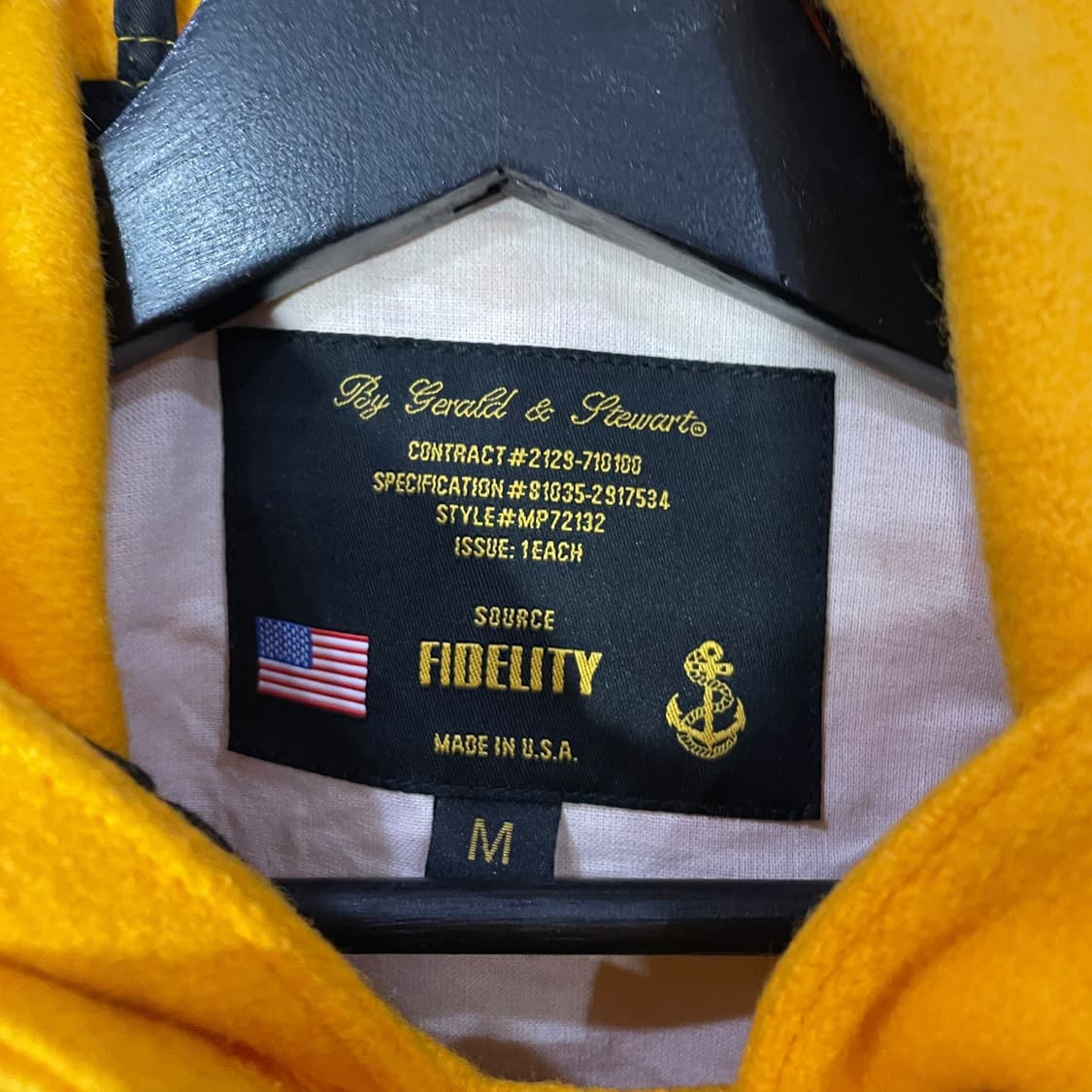 USA 울 더플 후드 코트 상품이미지4