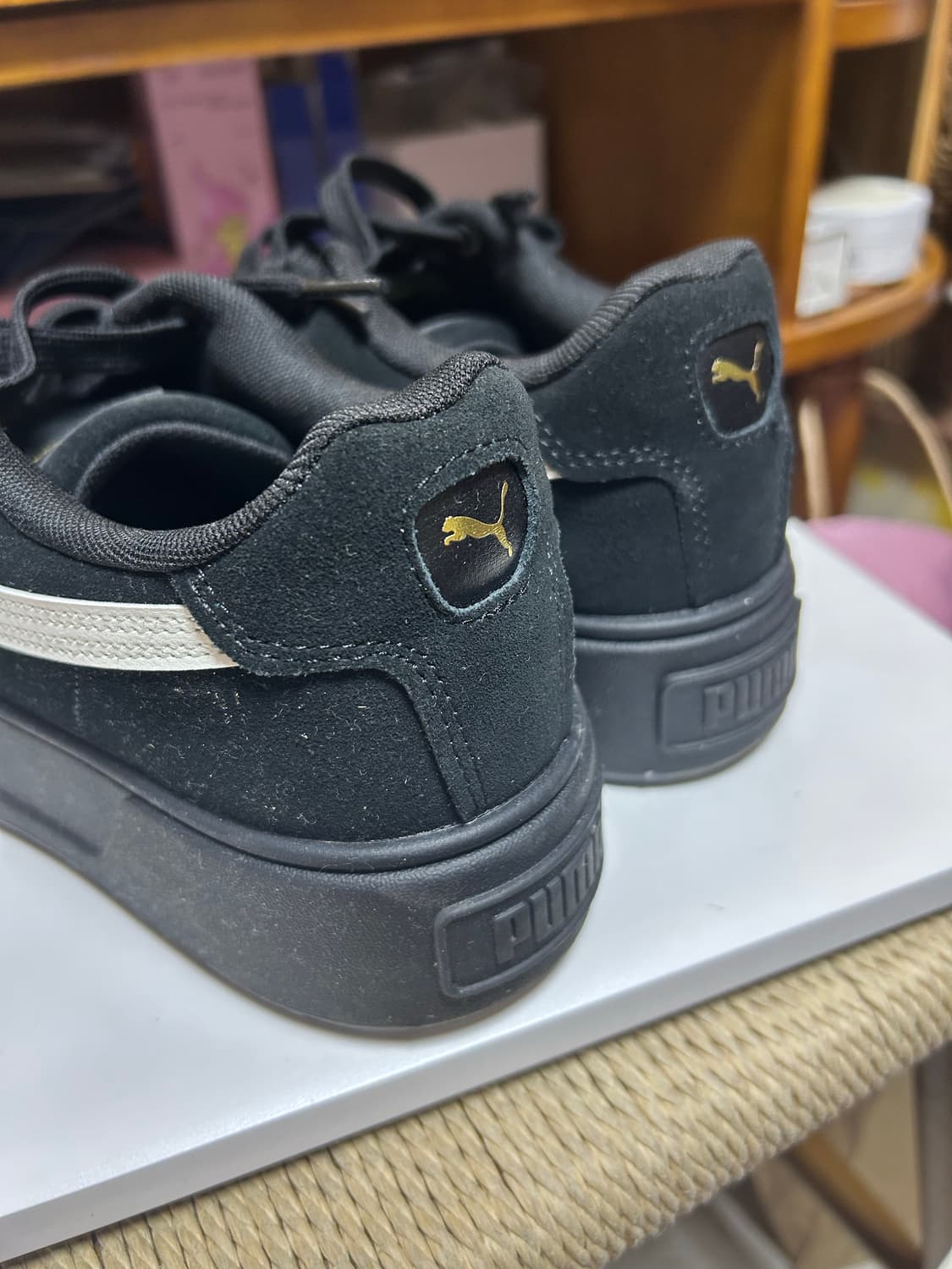 푸마 스웨이드 코트 플랫폼 스니커즈 (245) 상품이미지3