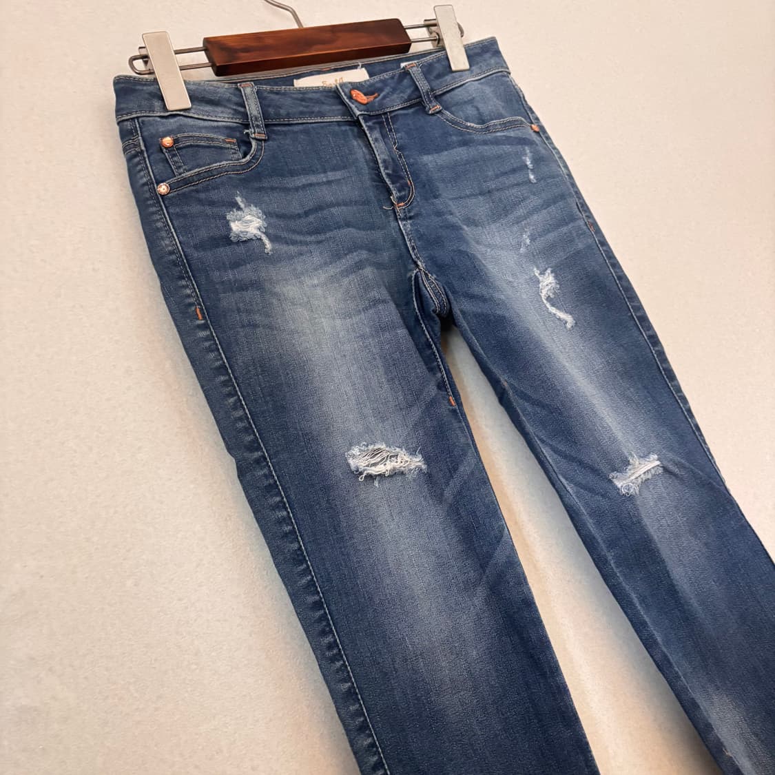 얼진 26 슬림 실루엣 스판 데님 청바지 라이센스 정품 빈티지 상품이미지9